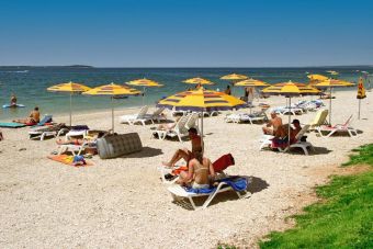 Bi Village Strand, Istrien, Adria, Kroatien