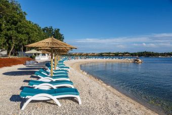 Camping Polidor, Strand, Funtana, Istrien, Kroatien